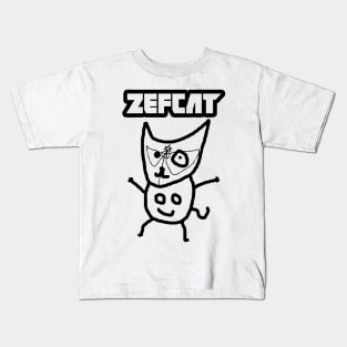 Zef Cat Kids T-Shirt